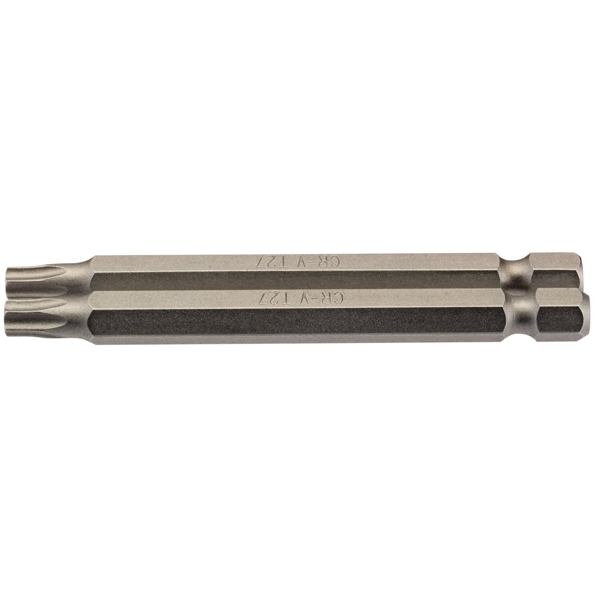 T27 1/4" Hex. Draper TX-STAR Insert Bit 75mm Long x 2: Model No. 75TX/2/B