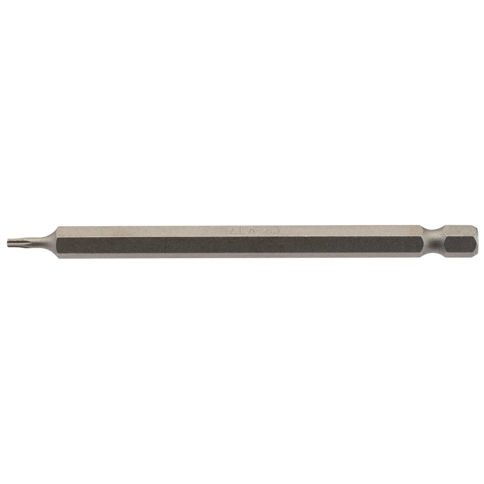 T7 1/4" Hex. Draper TX-STAR Insert Bit 100mm Long x 1: Model No. 100TX/1/B