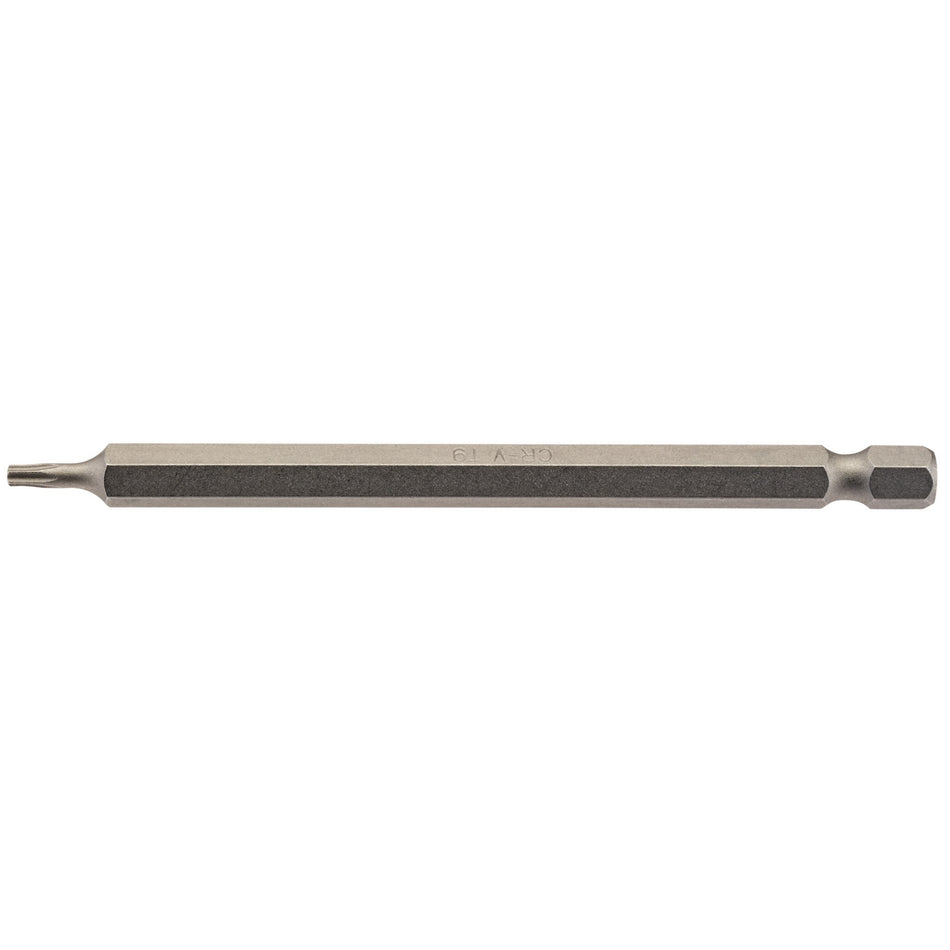 T9 1/4" Hex. Draper TX-STAR Insert Bit 100mm Long x 1: Model No. 100TX/1/B