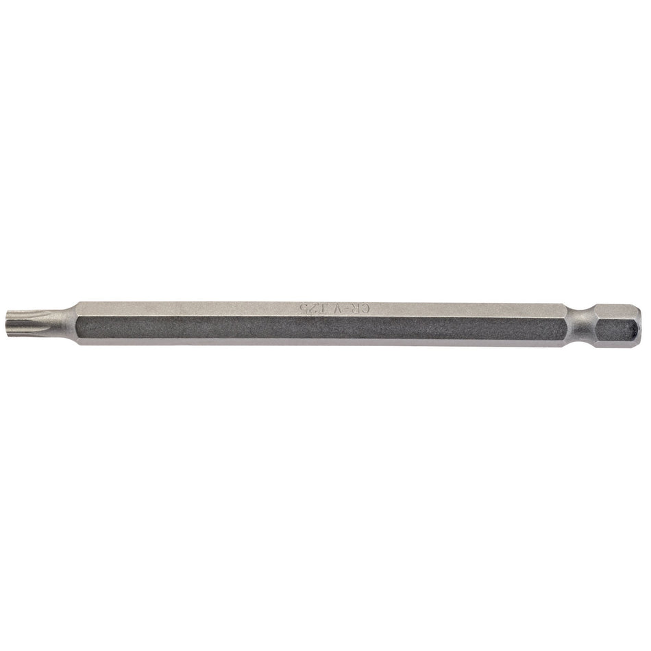 T25 1/4" Hex. Draper TX-STAR Insert Bit 100mm Long x 1: Model No. 100TX/1/B