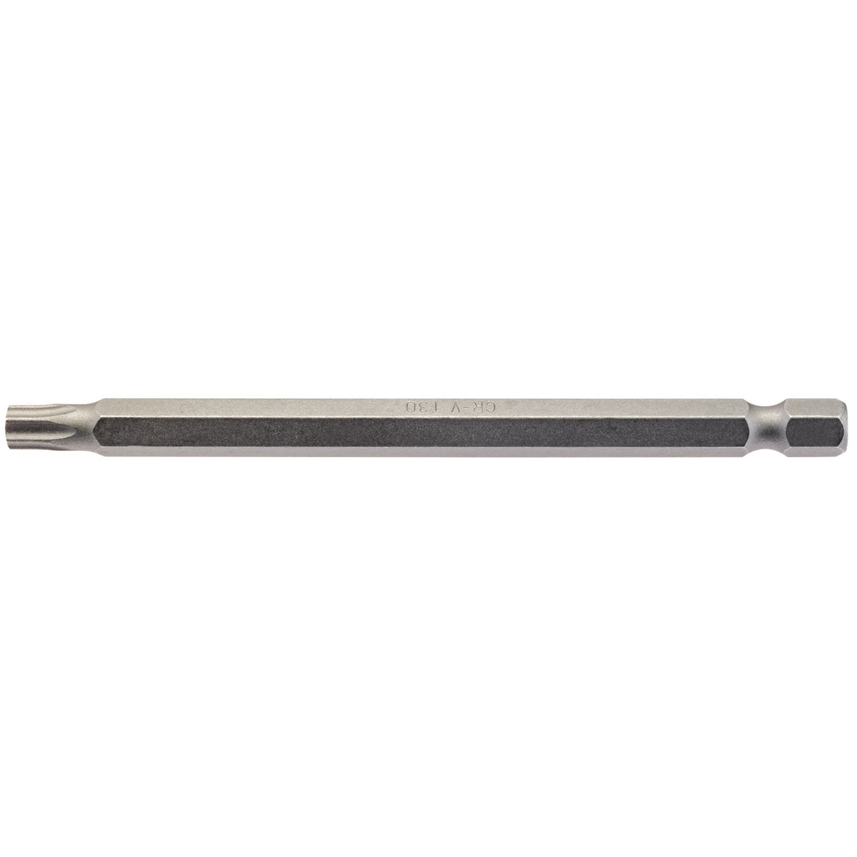 T30 1/4" Hex. Draper TX-STAR Insert Bit 100mm Long x 1: Model No. 100TX/1/B