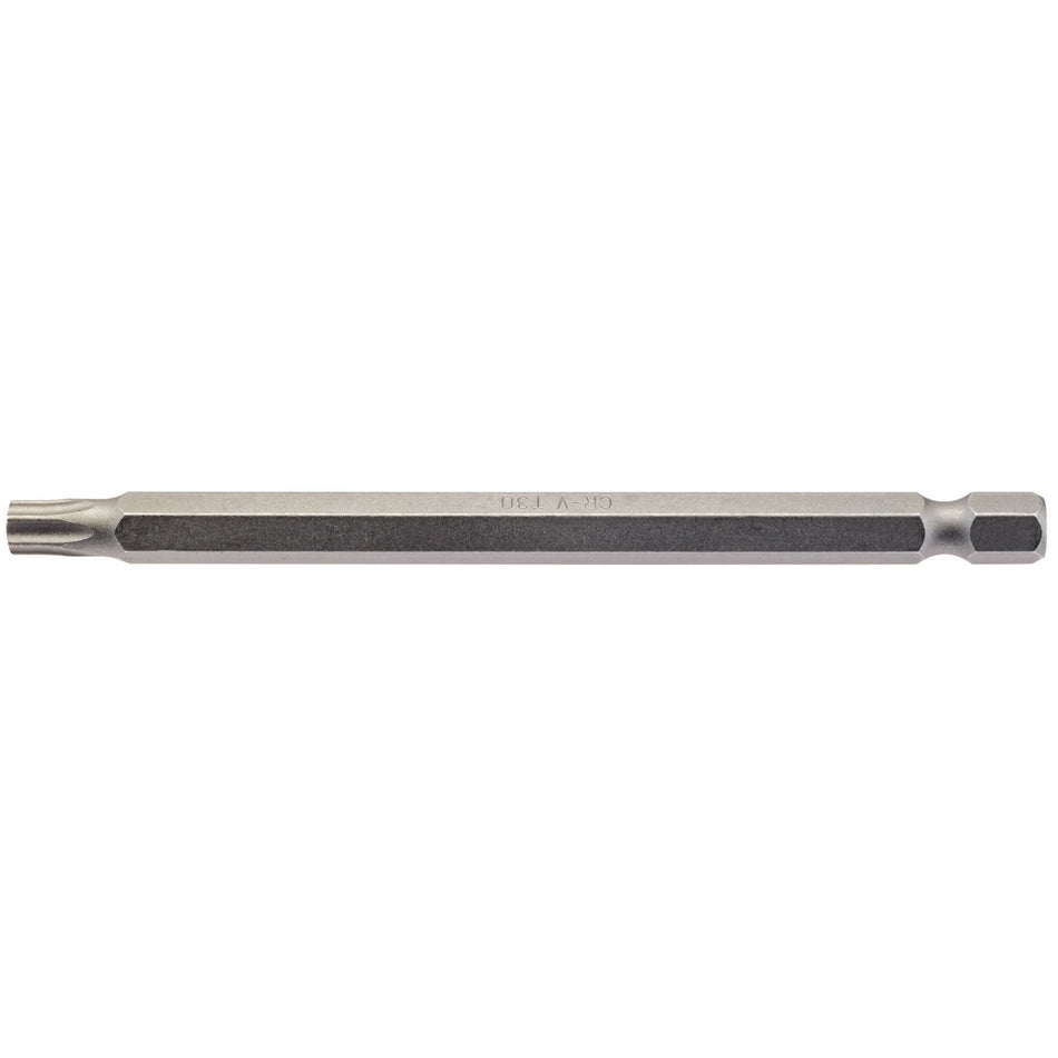 T30 1/4" Hex. Draper TX-STAR Insert Bit 100mm Long x 1: Model No. 100TX/1/B