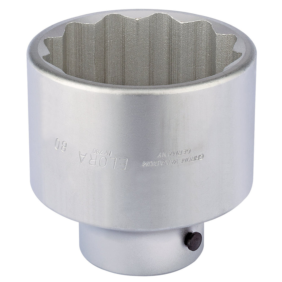 80mm 1in. Square Drive Bi-Hexagon Socket: Model No.780
