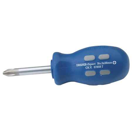 DRAPER Expert 38mm x No 2 Cross Slot Mechanics Screwdriver (Sold Loose): Model No.870CSB