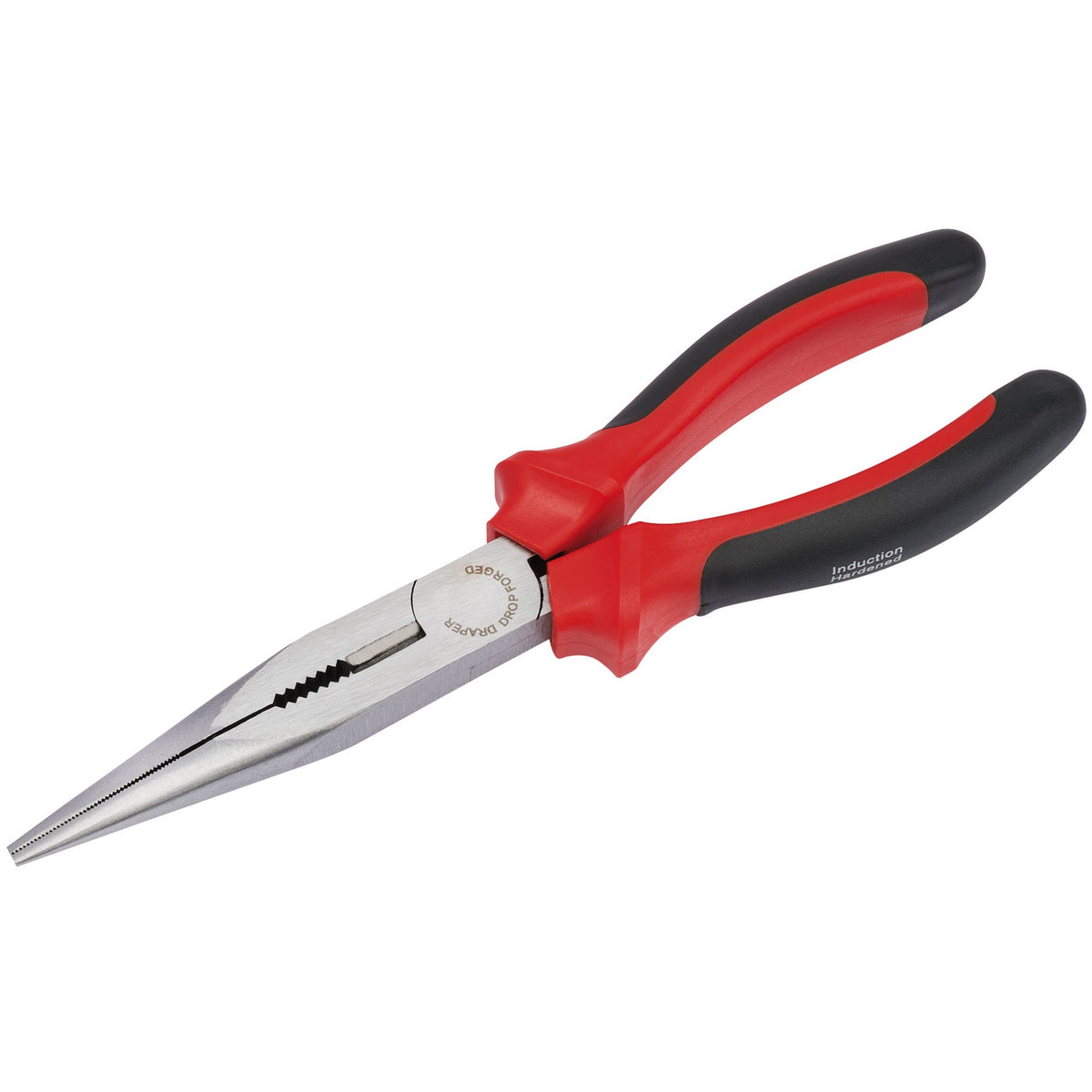 DRAPER 200mm Heavy Duty Long Nose Pliers with Soft Grip Handles : Model No.RL-RPSG2