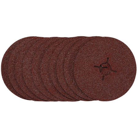 Fibre Sanding Discs, 115mm, 36 Grit, (Pack of 10): Model No. SDFD115