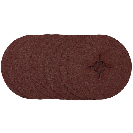 Fibre Sanding Discs, 115mm, 60 Grit, (Pack of 10): Model No. SDFD115
