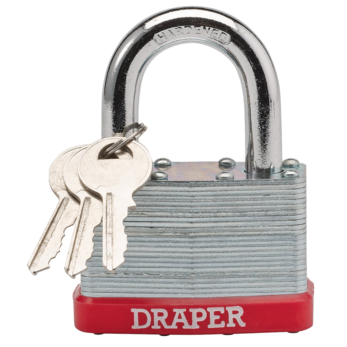 DRAPER 65mm Laminated Steel Padlock : Model No.RL-SLPL