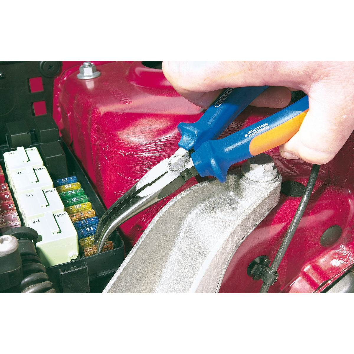 DRAPER Expert 200mm Bent Nose Pliers: Model No.36BNBN