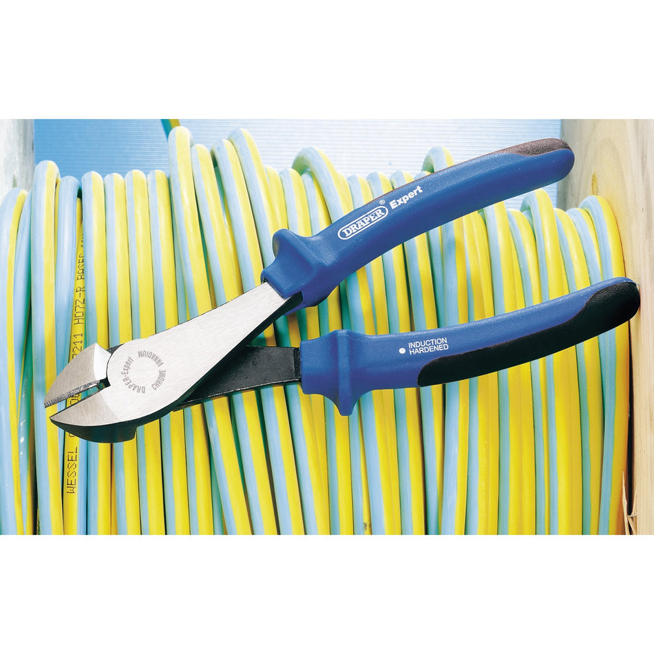 DRAPER Expert 180mm Heavy Duty Soft Grip High Leverage Diagonal Side Cutter: Model No.41BNHD
