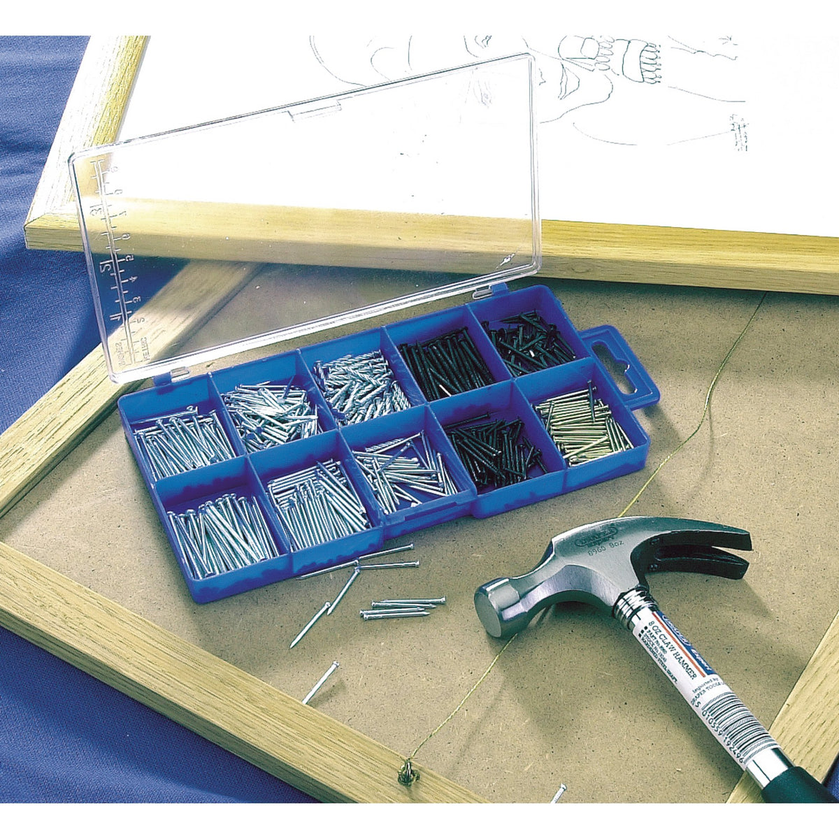 DRAPER 485 Piece Nail and Pin Assortment: Model No.HW12