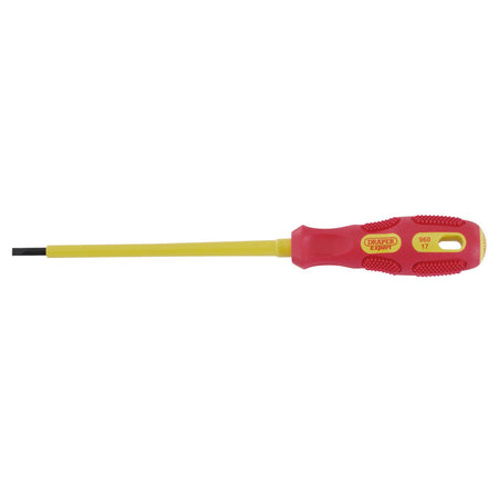 DRAPER Expert 3.0 mm x 100mm Fully Insulated Plain Slot Screwdriver: Model No.960