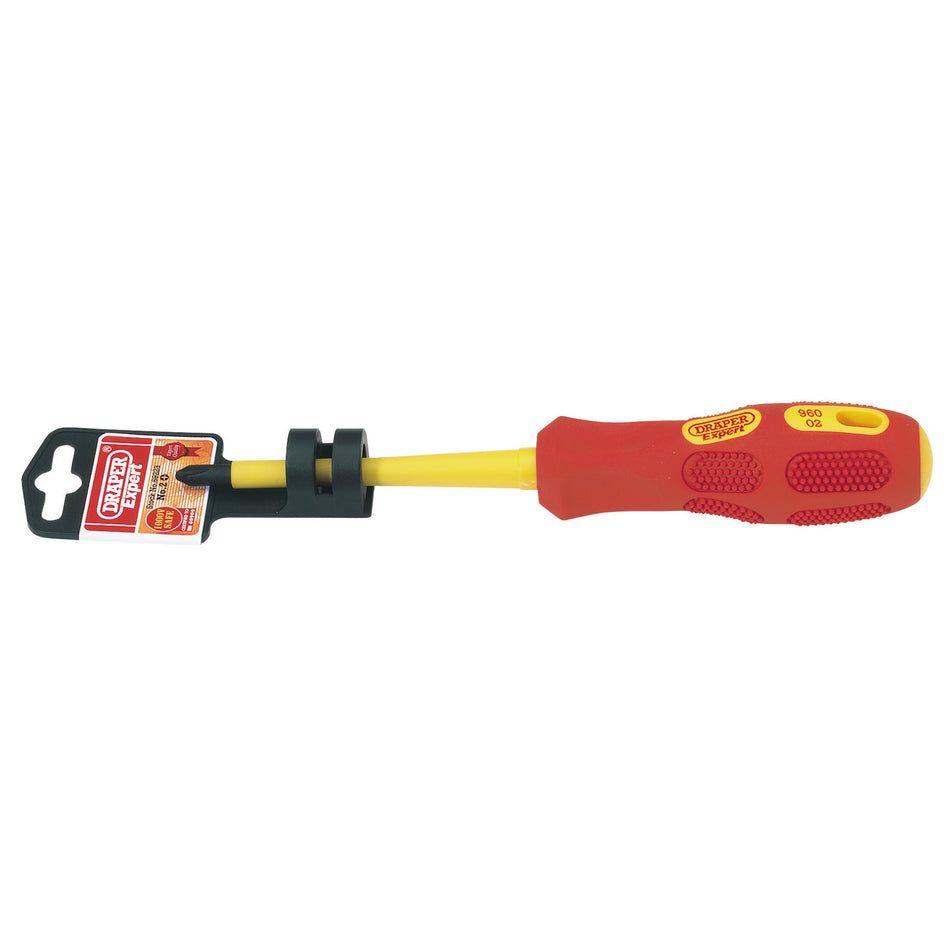 DRAPER Expert No.2 x 100mm Fully Insulated Cross Slot Screwdriver: Model No.960CS