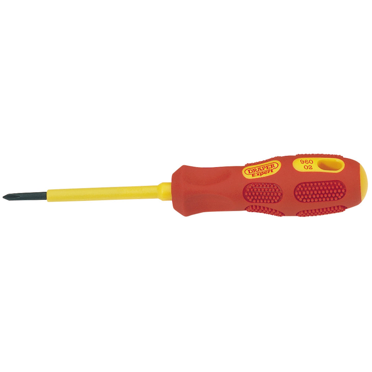DRAPER Expert No.0 x 60mm Fully Insulated Cross Slot Screwdriver (Sold Loose): Model No.960CSB