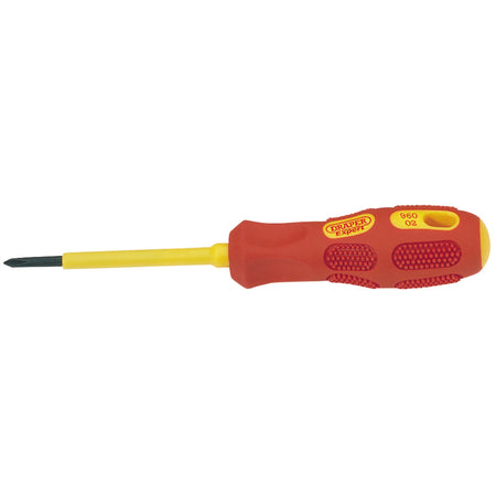 DRAPER Expert No.0 x 60mm Fully Insulated Cross Slot Screwdriver (Sold Loose): Model No.960CSB