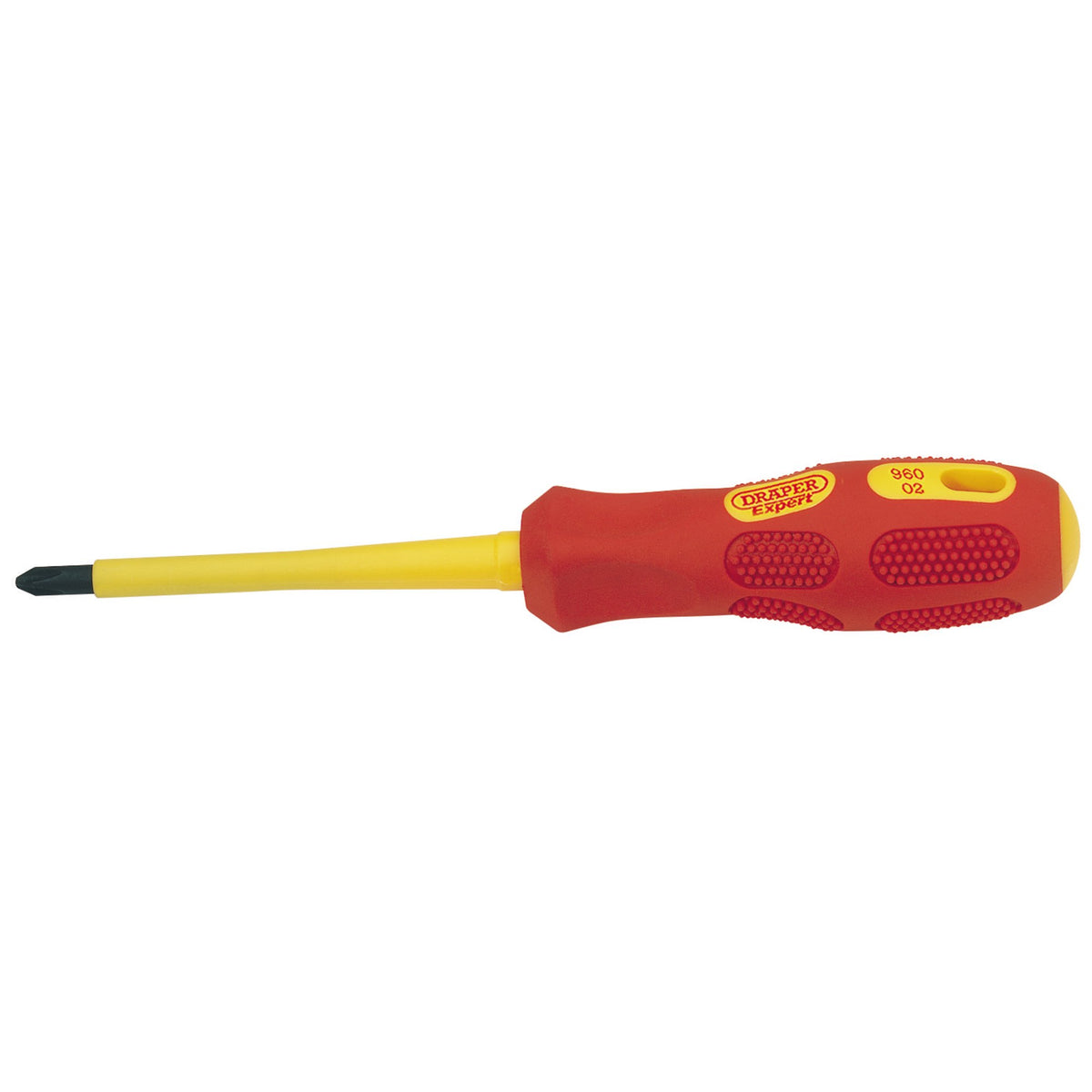 DRAPER Expert No 2 x 100mm Fully Insulated Cross Slot Screwdriver (Sold Loose): Model No.960CSB