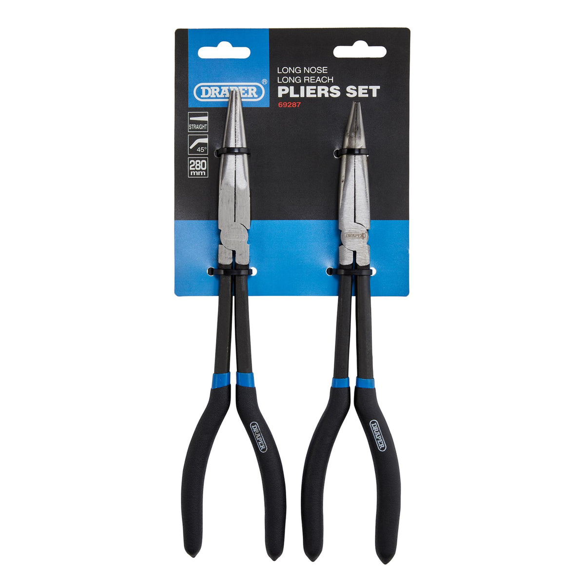 DRAPER 2 Piece Long Reach Plier Set: Model No.2/36ALG