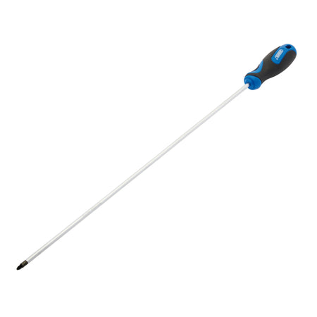 DRAPER No.2 x 450mm PZ Type Screwdriver with Soft Grip Handles: Model No.865PZ/L