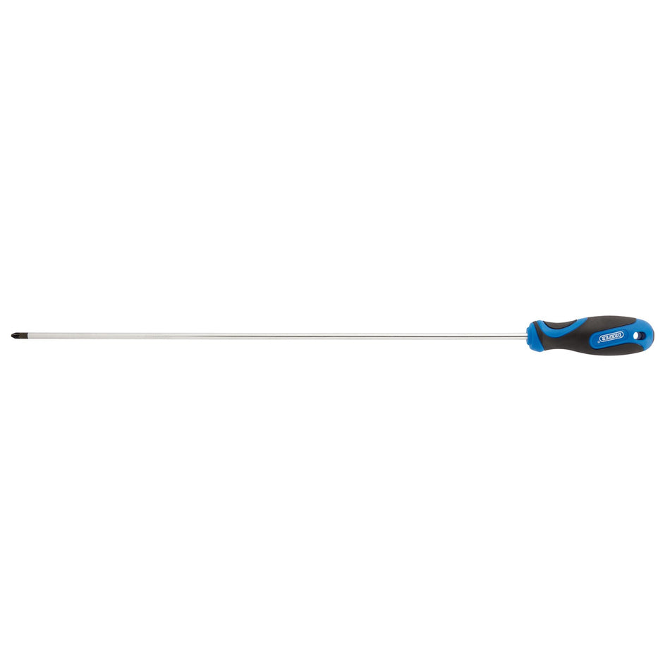 DRAPER No.2 x 450mm PZ Type Screwdriver with Soft Grip Handles: Model No.865PZ/L