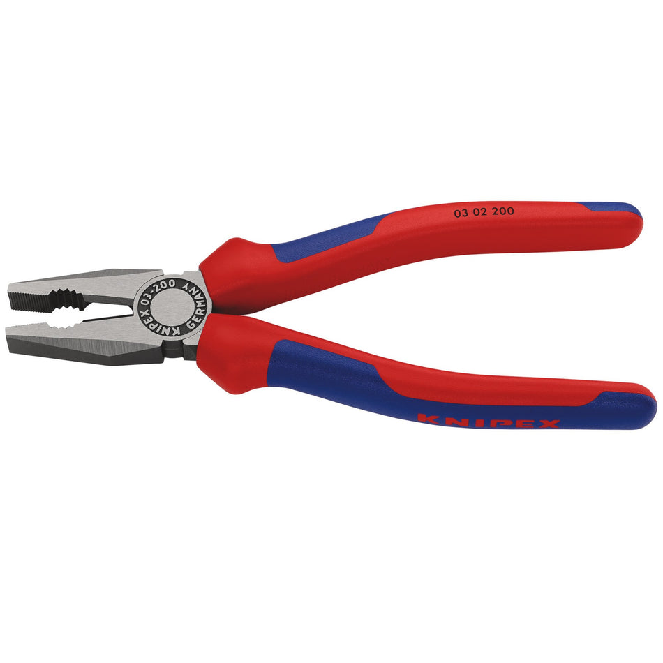 Knipex 200mm Combination Plier - Heavy Duty Handle : Model No.03 02 200 SBE