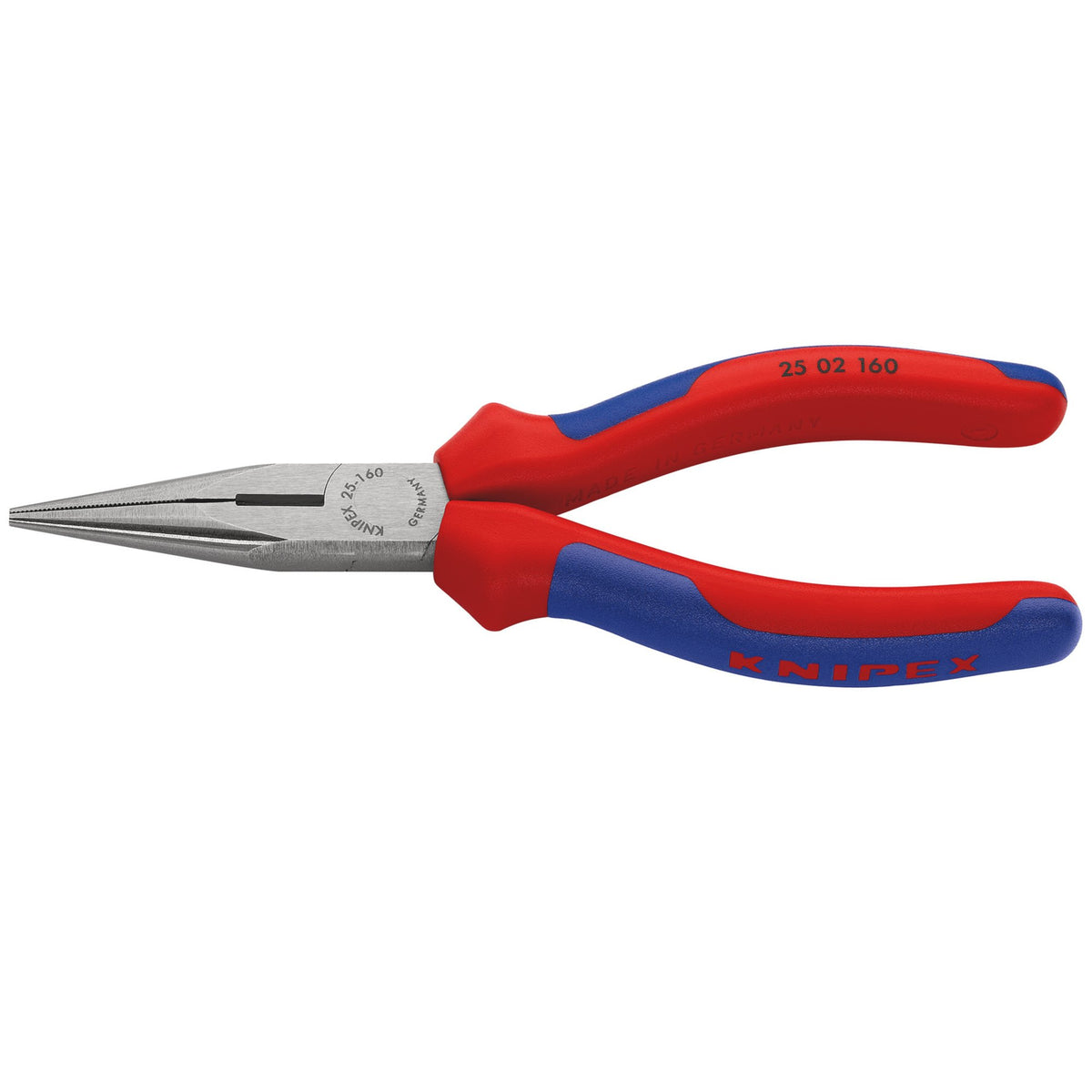 Knipex 160mm Long Nose Plier - Heavy Duty Handles : Model No.25 02 160 SBE