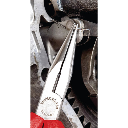 Knipex 160mm Long Nose Plier - Heavy Duty Handles : Model No.25 02 160 SBE