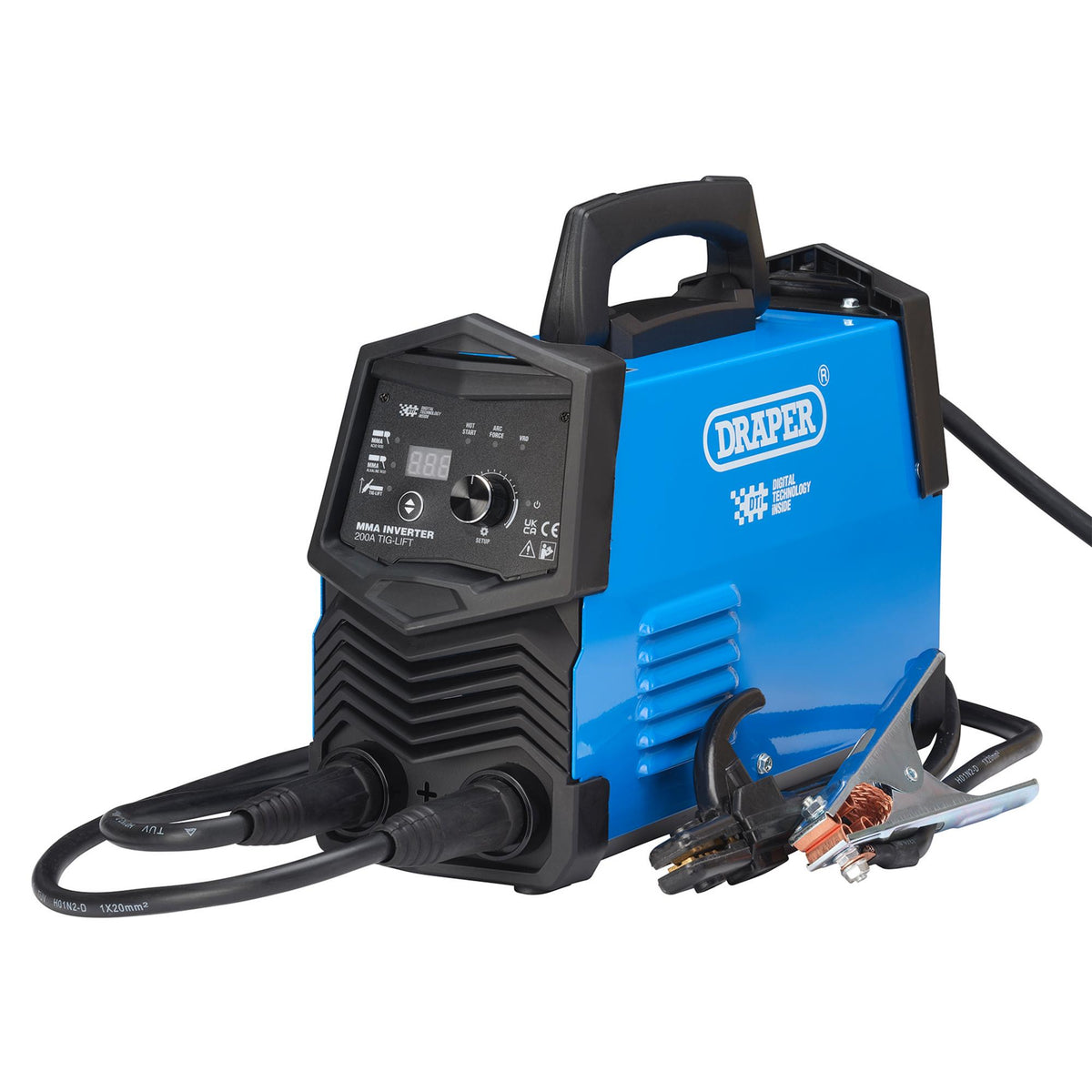 MMA Inverter Welder with TIG-Lift Dti, 200A: Model No. AW200A