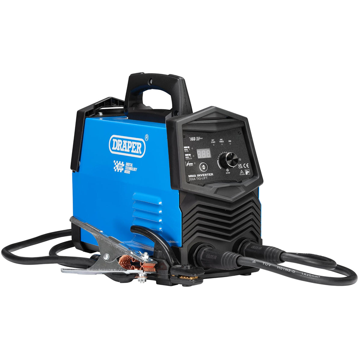 MMA Inverter Welder with TIG-Lift Dti, 200A: Model No. AW200A