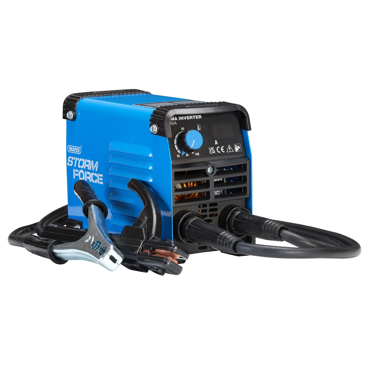 Draper Storm Force MMA Inverter Welder, 140A: Model No. INV140A/SF