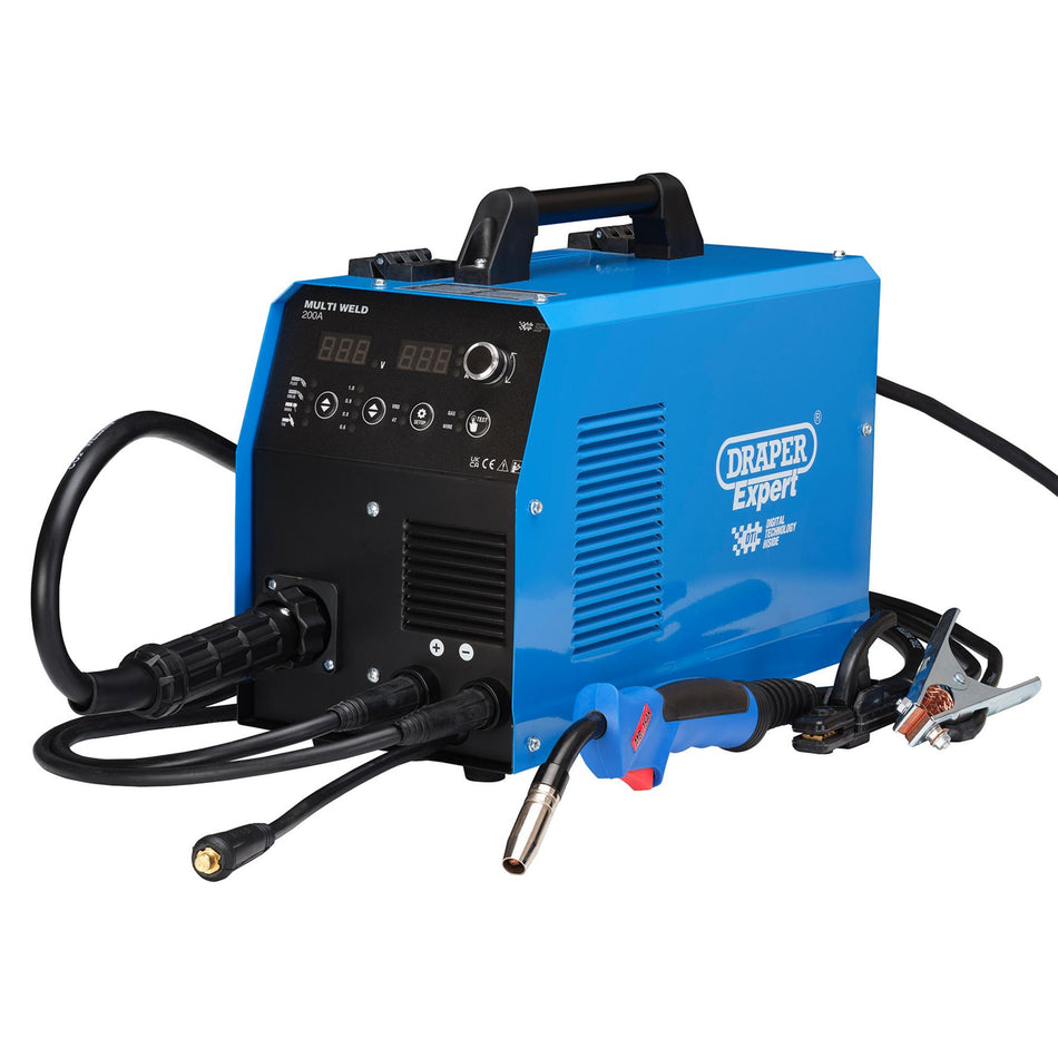 3-in-1 Multi-Process Welder Dti, 200A: Model No. MW200A
