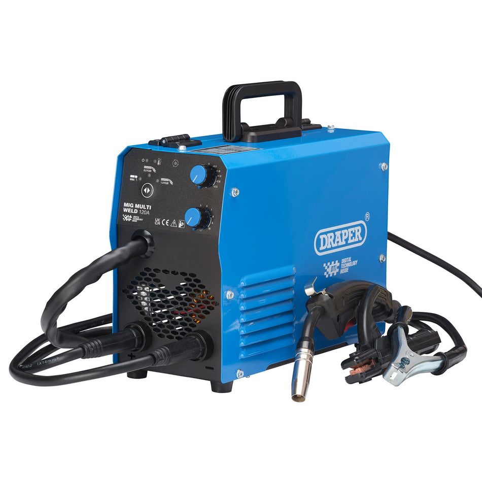 Gasless MIG Inverter Multi-Welder Dti, 120A: Model No. MW120A