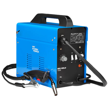 Draper Storm Force Gasless MIG Welder, 150A: Model No. MW150A/SF