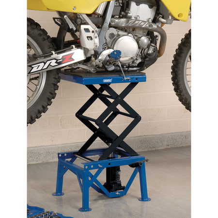 DRAPER Hydraulic Motorcycle Scissor Lift, 135kg Model No. MCPL3B