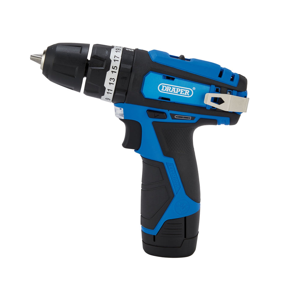 12V Combi Drill, 1 x 1.5Ah Battery, 1 x Fast Charger : Model No. CHD12VD