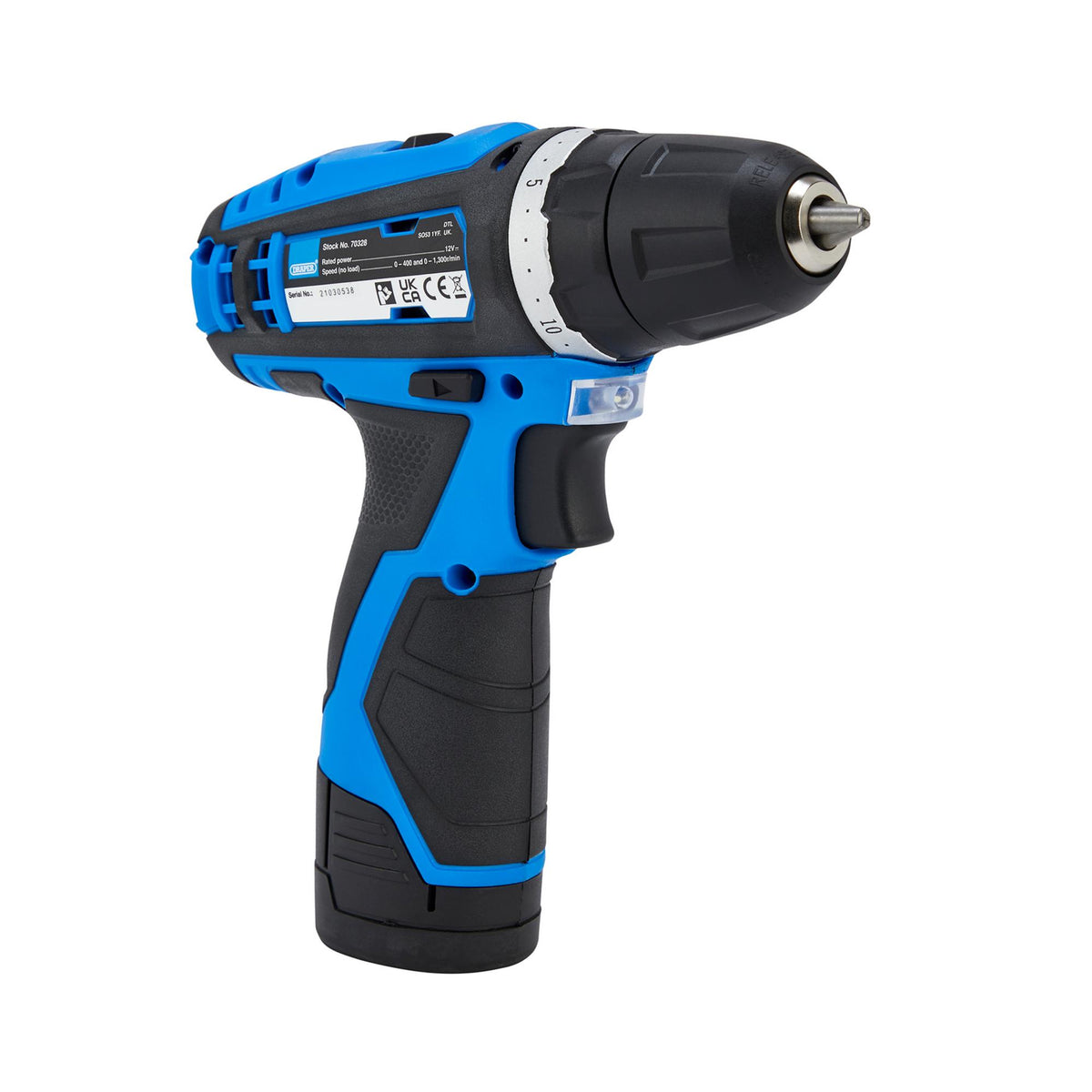 12V Drill Driver, 1 x 1.5Ah Battery, 1 x Fast Charger : Model No. DD12VD