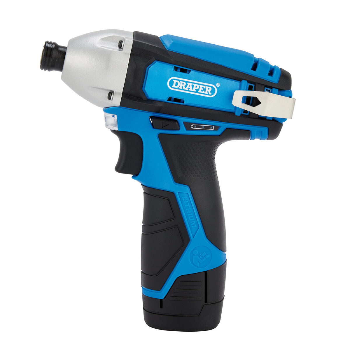 12V Impact Driver, 1/4" Hex., 1 x 1.5Ah Battery, 1 x Fast Charger : Model No. IDK12VD