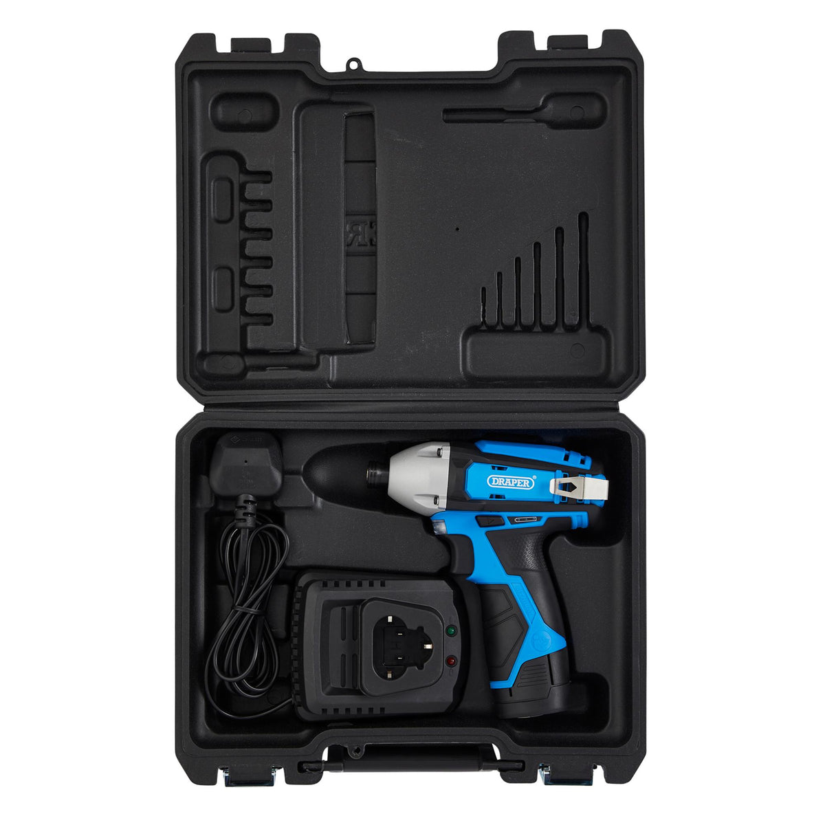 12V Impact Driver, 1/4" Hex., 1 x 1.5Ah Battery, 1 x Fast Charger : Model No. IDK12VD