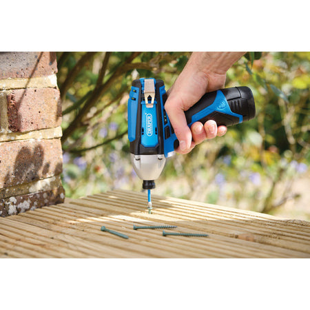 12V Impact Driver, 1/4" Hex., 1 x 1.5Ah Battery, 1 x Fast Charger : Model No. IDK12VD