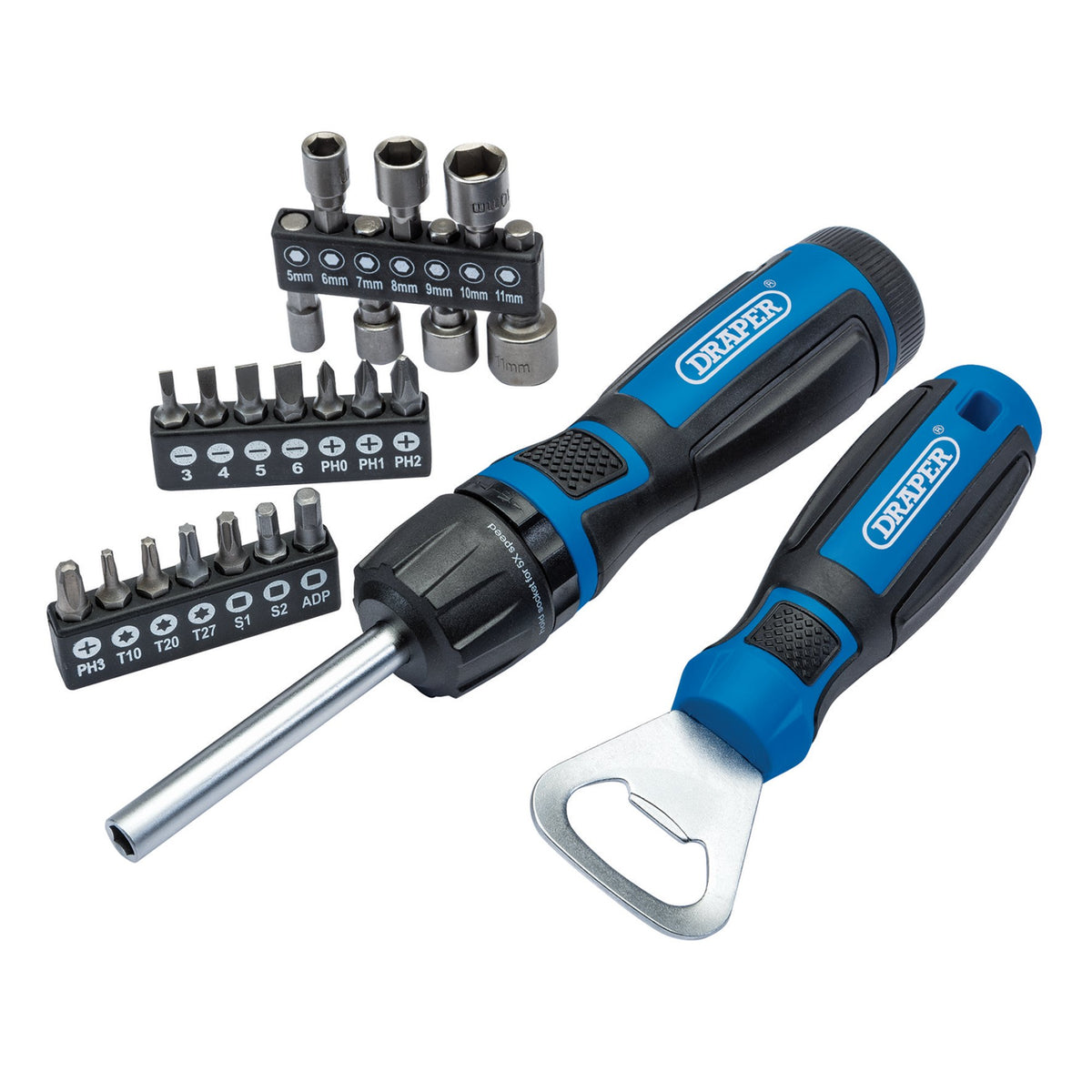 Ratchet Screwdriver (23 piece) : Model No. RBS23