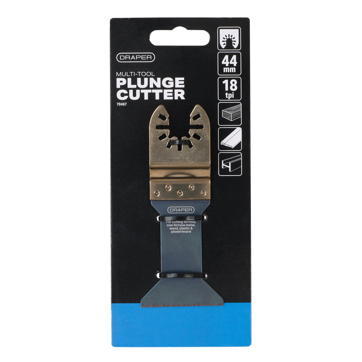 Oscillating Multi-Tool Plunge Cutting Blade, 44mm: Model No. APT508