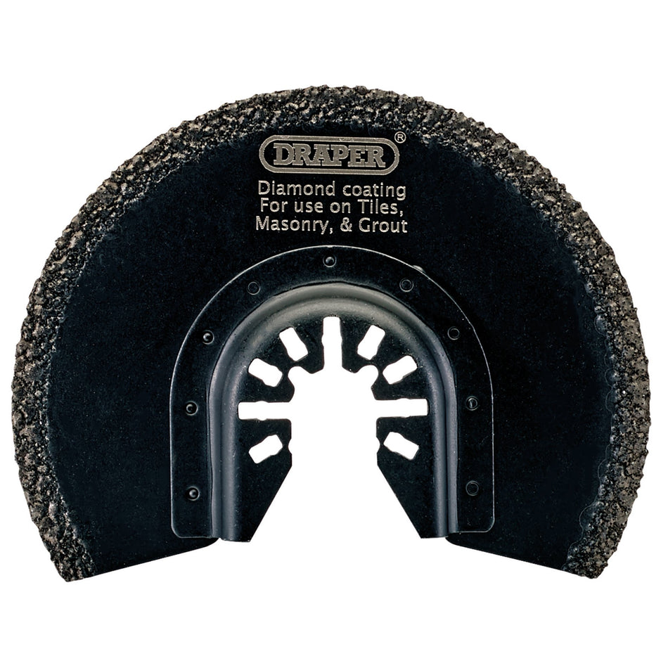 Oscillating Multi-Tool Diamond Coated Cutting Blade, 88mm: Model No. APT510
