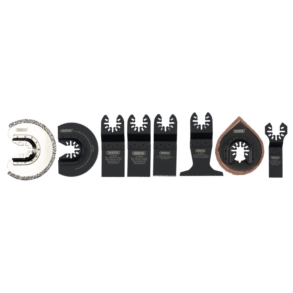 Draper Multi-Tool Blade Set (8 Piece) Model No. APT517