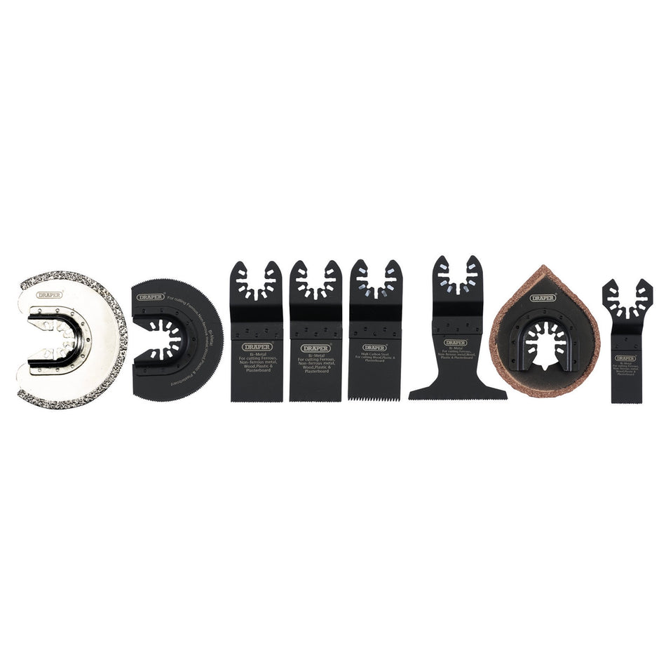 Draper Multi-Tool Blade Set (8 Piece) Model No. APT517