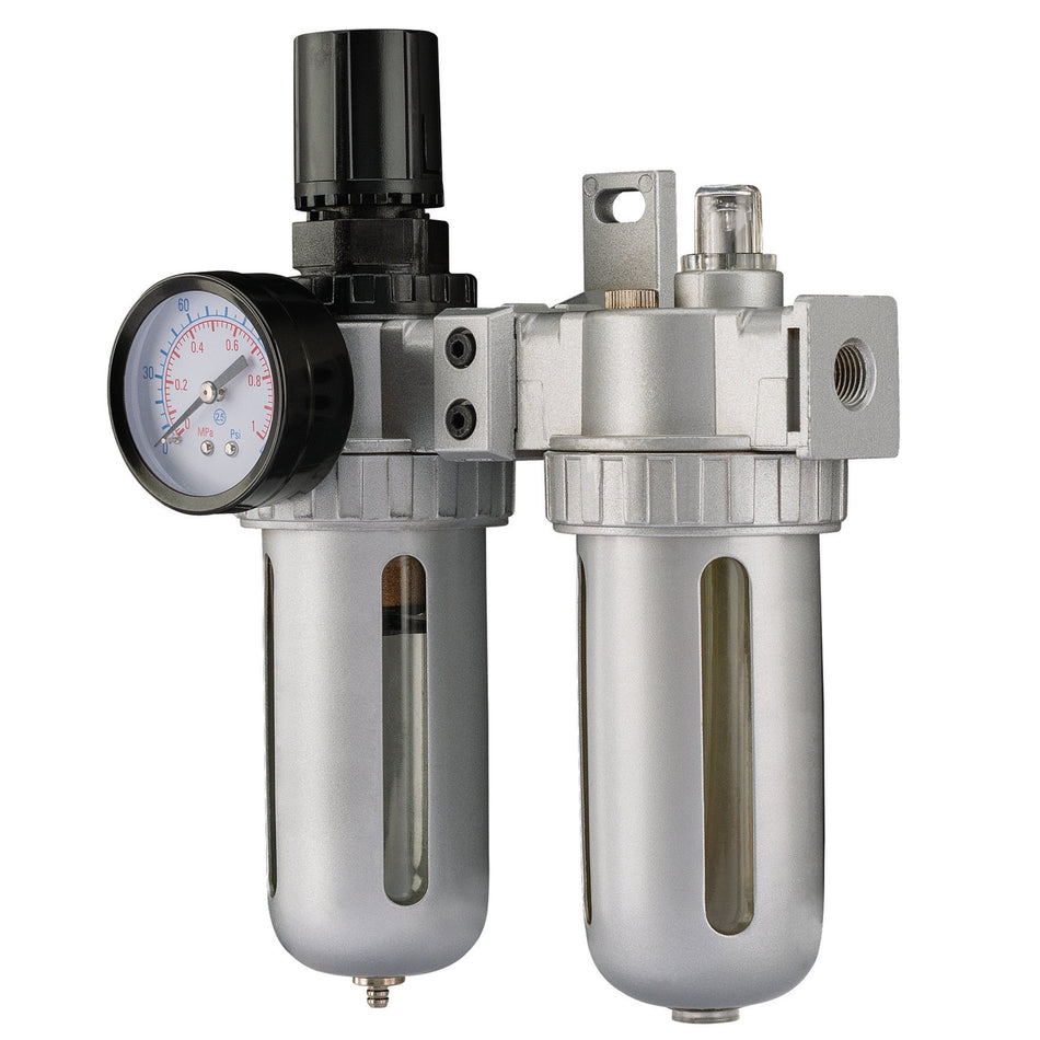 Draper 1/4" BSP Combined Filter/Regulator/Lubricator Unit Model No. DFRL