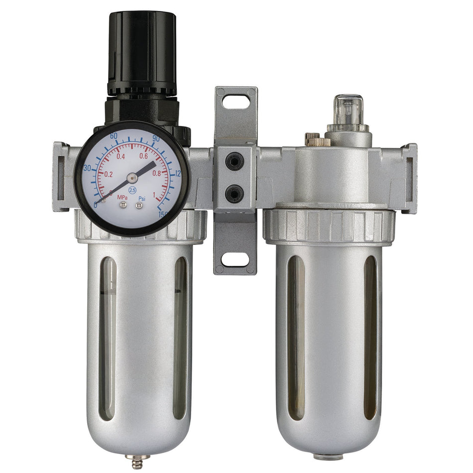 Draper 1/4" BSP Combined Filter/Regulator/Lubricator Unit Model No. DFRL