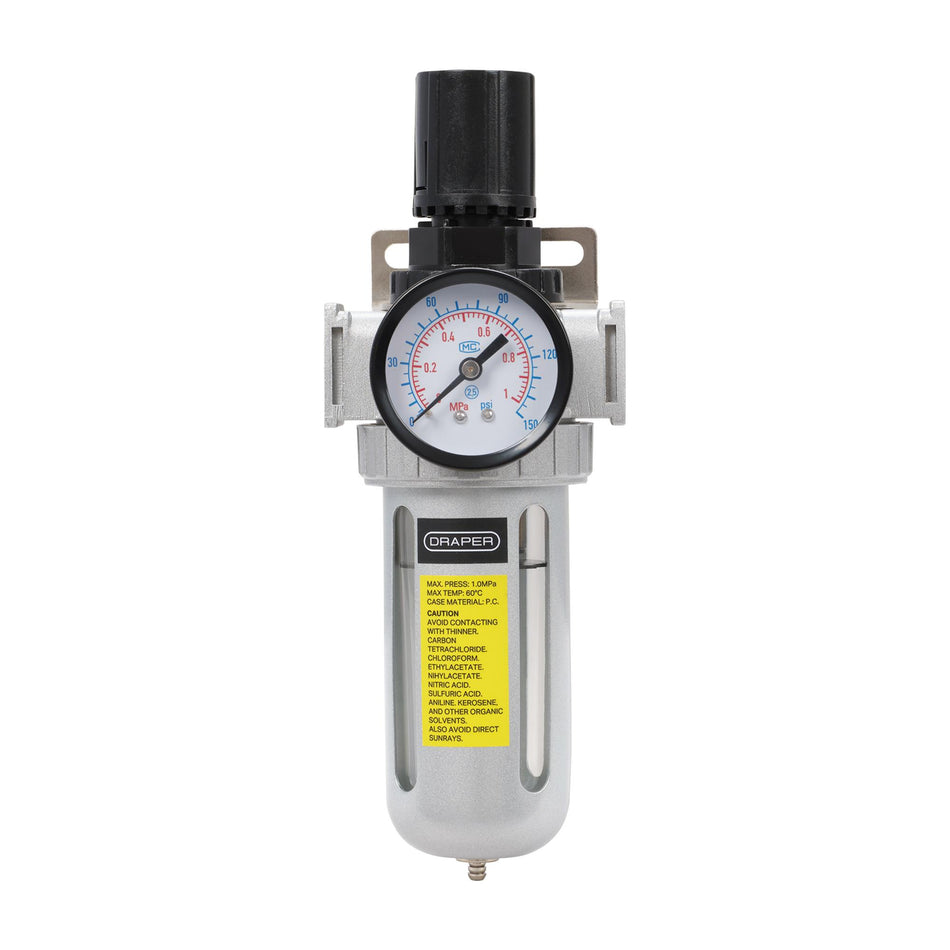 Draper 1/4" BSP Filter/Regulator Unit Model No. DFR