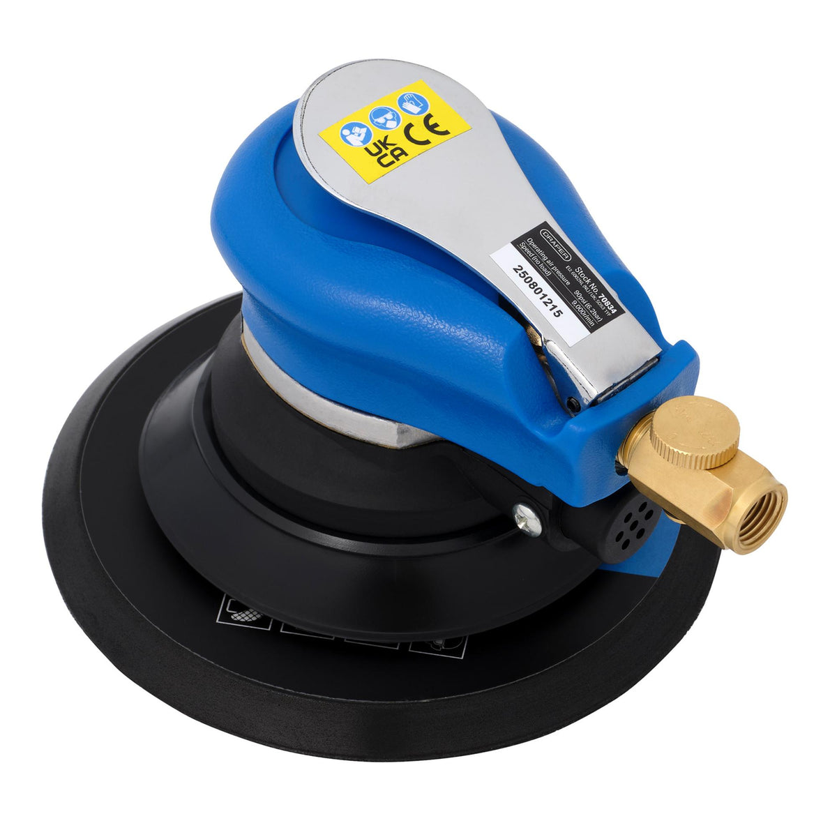 Draper Draper Storm Force174; 150mm Dual Action Air Palm Sander Model No. SFAS150MM