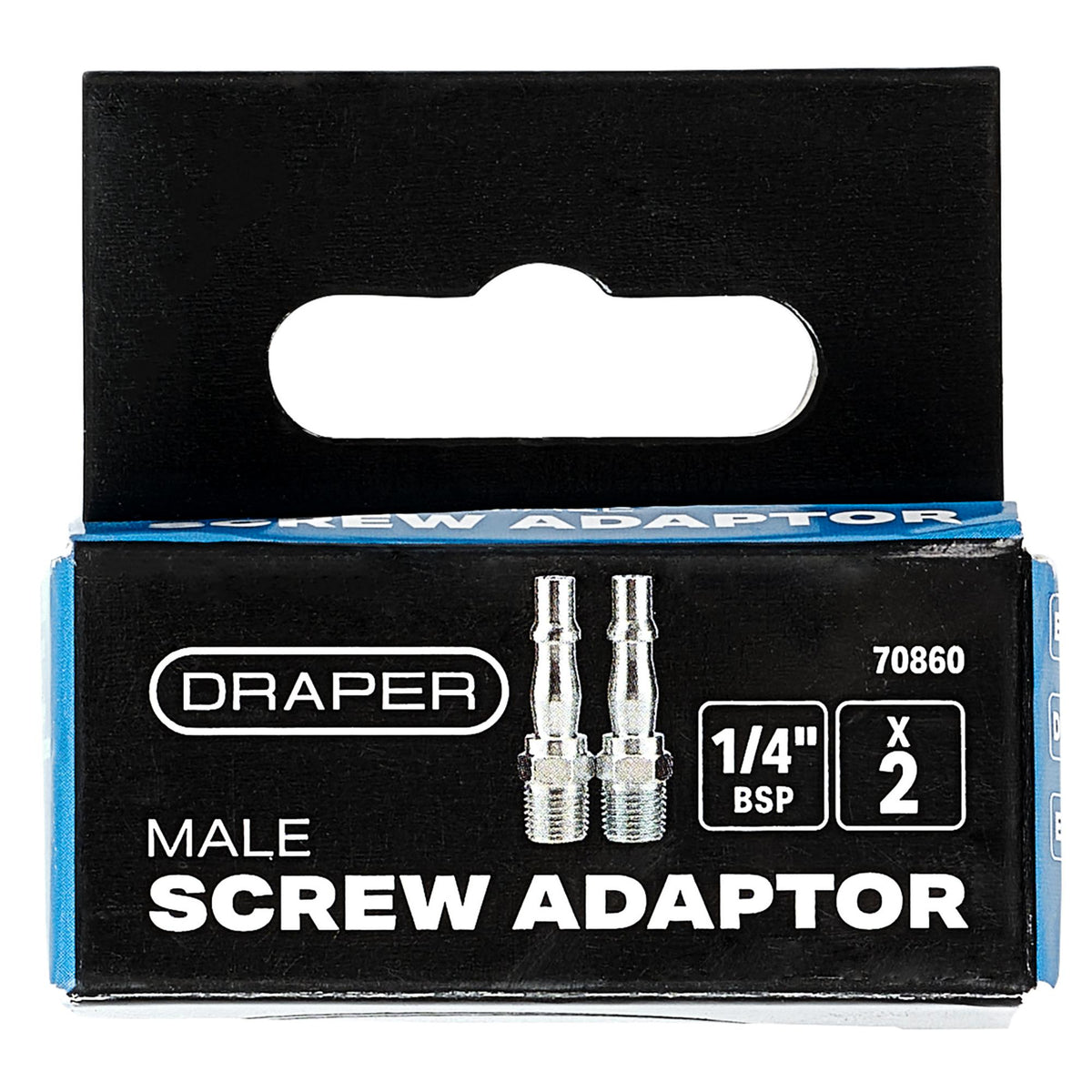 1/4" Male Screw Adaptor (Pack of 2) : Model No. EAC