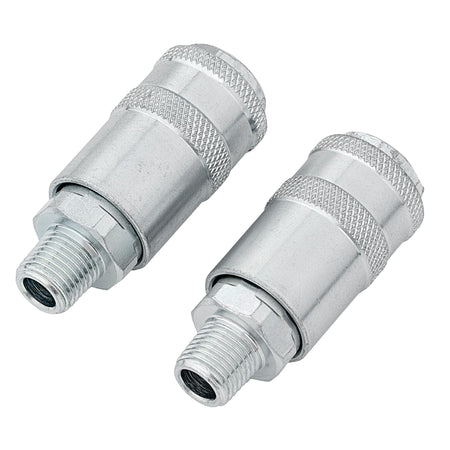 1/4" Male Quick Coupling (Pack of 2) : Model No. EAC