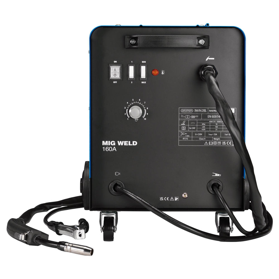 230V MIG Welder (160A): Model No. MW170T